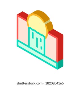 waste emissions isometric icon vector. waste emissions sign. isolated symbol illustration