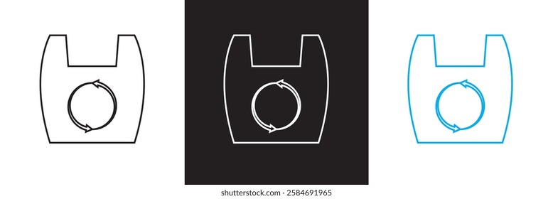 Waste and garbage  icon set. Waste sorting, recycling, plastic, glass, pollution etc. isolated on white and black background. vector illustration. EPS 10