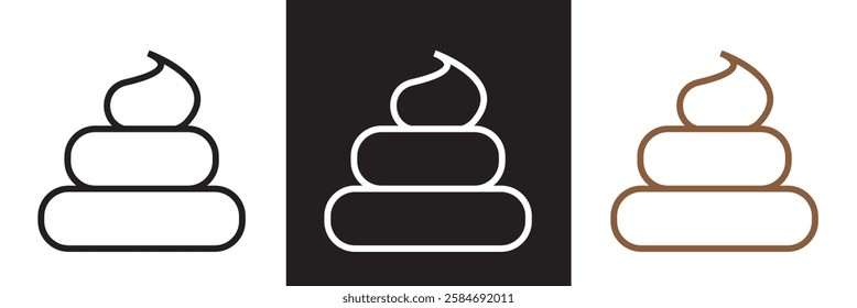 Waste and garbage  icon set. Waste sorting, recycling, plastic, glass, pollution etc. isolated on white and black background. vector illustration. EPS 10