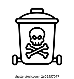 Waste Icon Element for Design