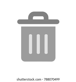 waste icon - trash bin, garbage can