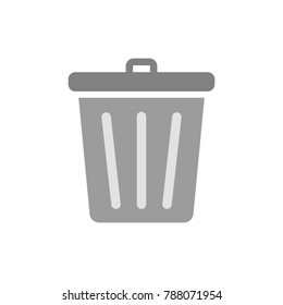 Waste Icon - Trash Bin, Garbage Can