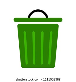 waste icon - trash bin, recycle garbage can