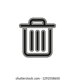 waste icon - trash bin, recycle garbage can