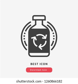 waste icon vector