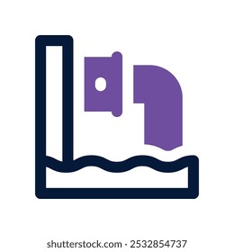 waste icon. vector dual tone icon for your website, mobile, presentation, and logo design.