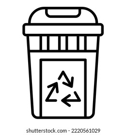Waste icon vector image. Can also be used for web apps, mobile apps and print media.
