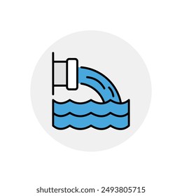 Waste icon vector stock illustration