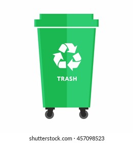 Waste management concept illustration.