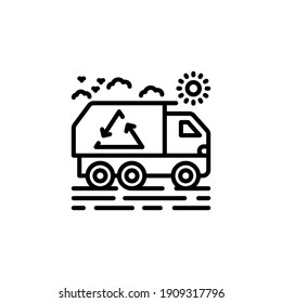 Waste Management icon in vector. Logotype