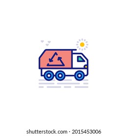 Waste Management icon in vector. Logotype