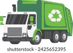 Waste Management Recycle Garbage Truck