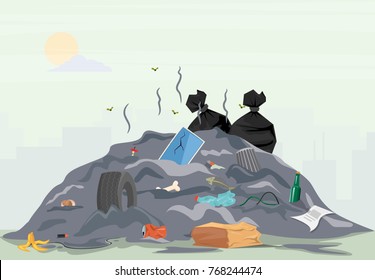  Waste pile that have been disposed improperly 