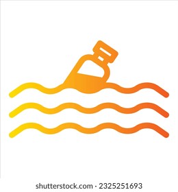 Kunststoffabfall-Symbol mit isoliertem Vektorgrafik und transparentem Hintergrund