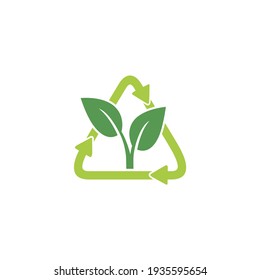 vector de icono de reciclado de residuos