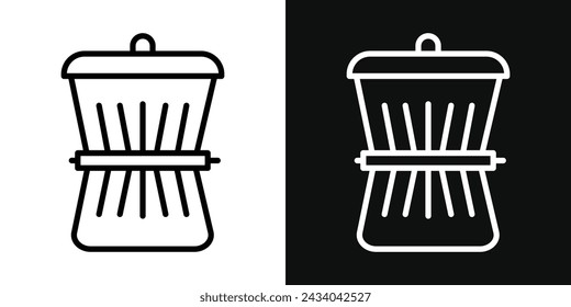 Waste Reduction Icon Set. Vector Illustration