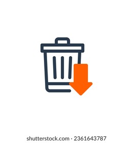 Waste Reduction vector icon illustration
