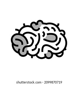 waste silk color icon vector. waste silk sign. isolated symbol illustration