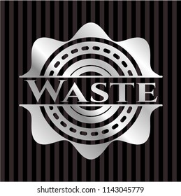 Waste silver emblem or badge