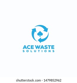Waste Solutions/Ace logo design for use any business purpose