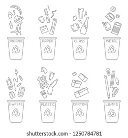 3,846 Waste types icon Images, Stock Photos & Vectors | Shutterstock