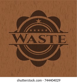 Waste wooden signboards
