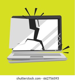 wasted laptop damage total
