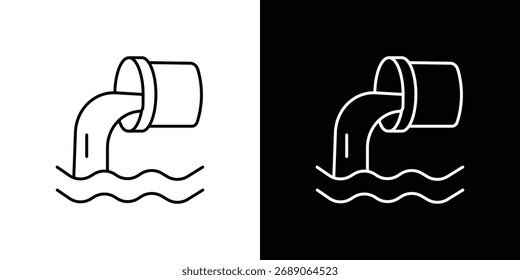 Abwasser-Ikonen-Paket für Web und Infografiken