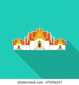 Wat Benchamabophit Dusitvanaram ,temple in Bangkok, Thailand