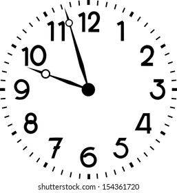 Clock Face Blank Stock Vector (Royalty Free) 233125912 | Shutterstock