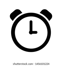 watch alarm time icon vector