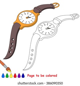 Cuidado con el color.Libro de colorear para niños. Juego visual.