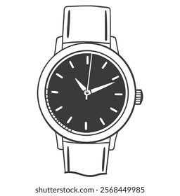 watch with beaitiful background white