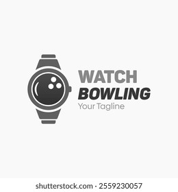 Watch Bowling Logo Design Template. Good for Business, Agency, Community and Organization.