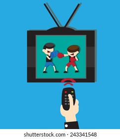 Watch boxing on TV