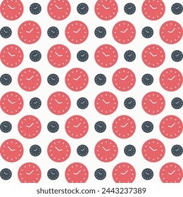 Watch brilliant trendy colored repeating pattern vector illustration cool design