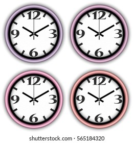 Watch the characters realistic time vector arrows