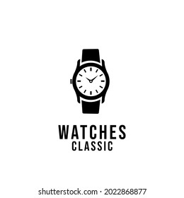 Watch classic logo icon design vector illustration
