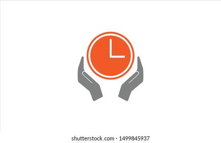 watch clock in care hands