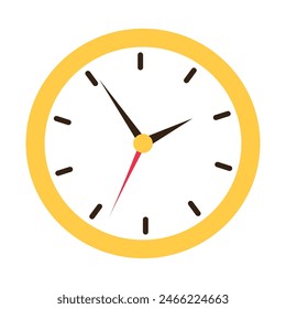 Icono de reloj o reloj para Web aislado sobre fondo blanco.