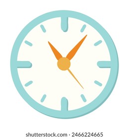 Icono de reloj o reloj para Web aislado sobre fondo blanco.