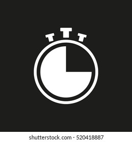 watch, clock, time, vector icon, eps10