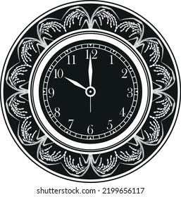 reloj o reloj con vintage de diseño artesanal