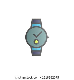 Icono de vector de gradiente de color de Watch