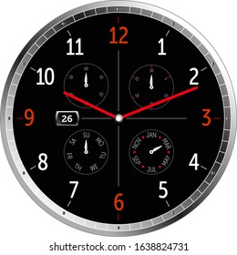 watch design isolated on white background