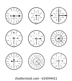 Watch dial icons