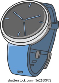 watch doodle illustration design