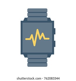 watch flat icon