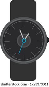 Watch in flat style. Vector Illustration