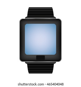 watch gadget technology display icon. Isolated and flat illustration. Vector graphic